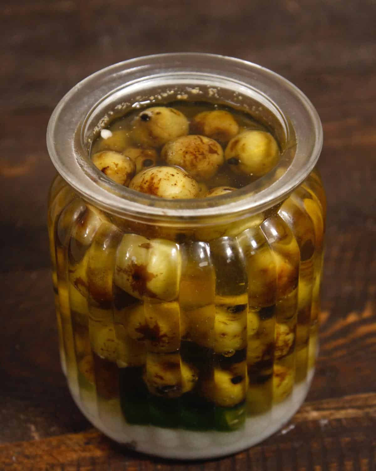 yummy pickled gooseberries