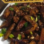 Stir Fried Eggplant in Garlic Sauce PIN (3)