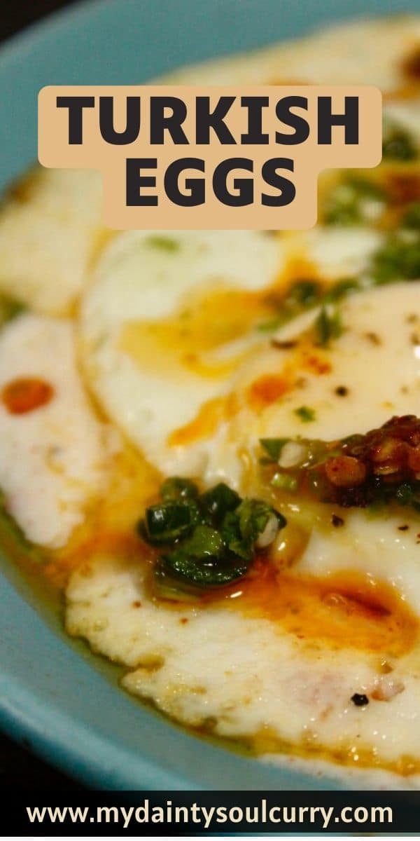 Turkish Eggs - My Dainty Soul Curry