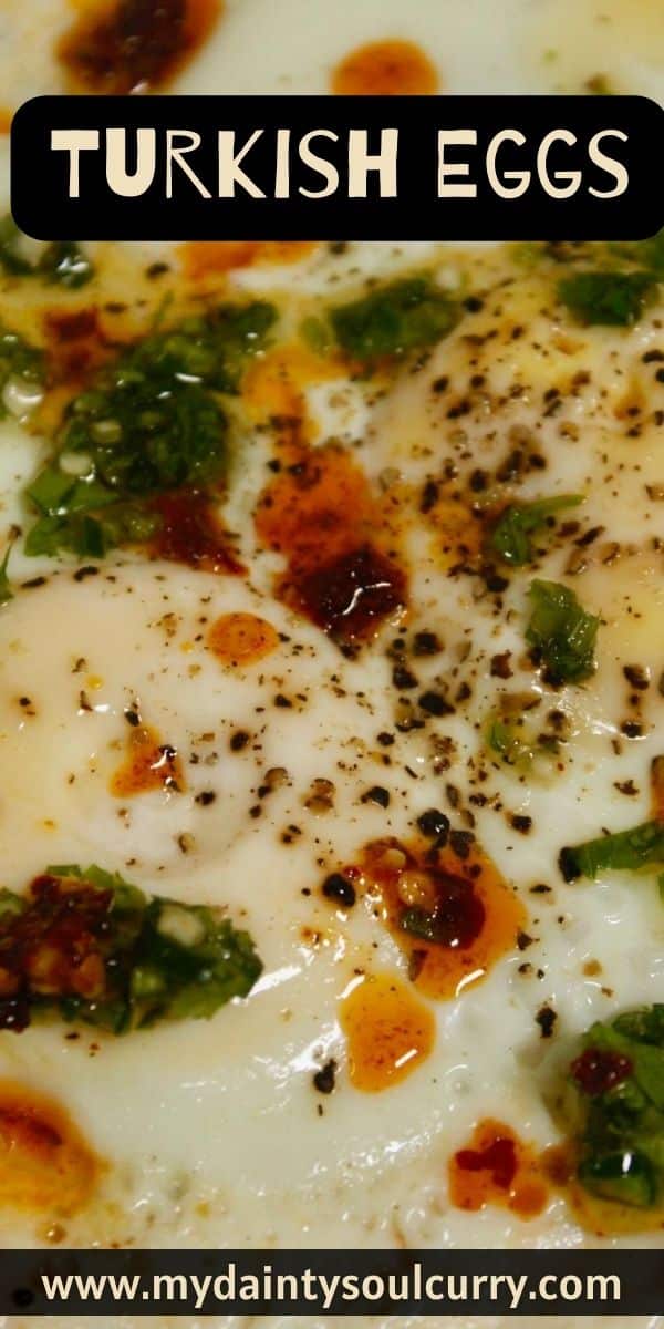 Turkish Eggs - My Dainty Soul Curry
