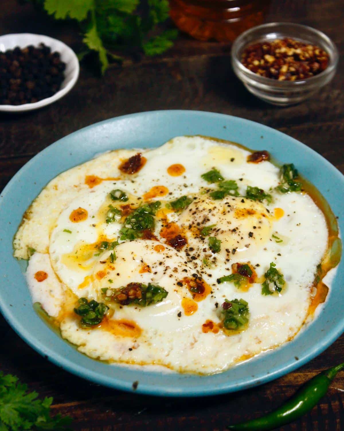 Turkish Eggs - My Dainty Soul Curry