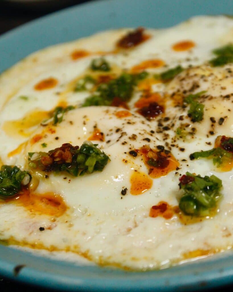 zoom in image of Turkish eggs