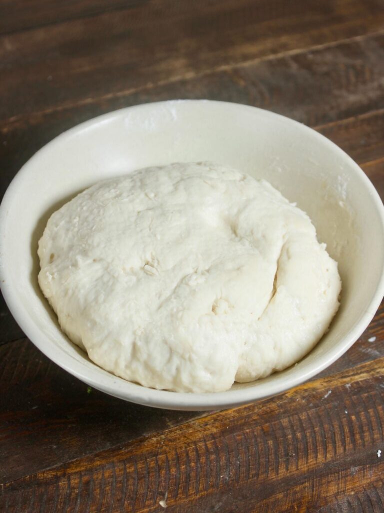 remove the cloth with the dough is double the size