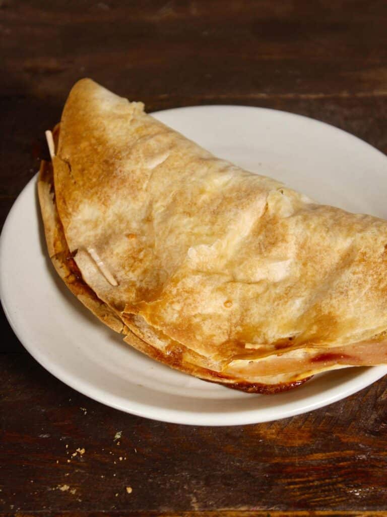 air fry it and enjoy chicken ham breakfast tortilla