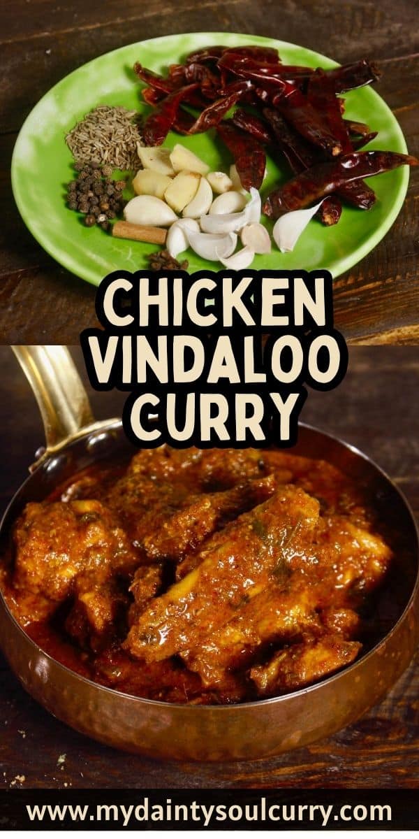 Chicken Vindaloo Curry - My Dainty Soul Curry