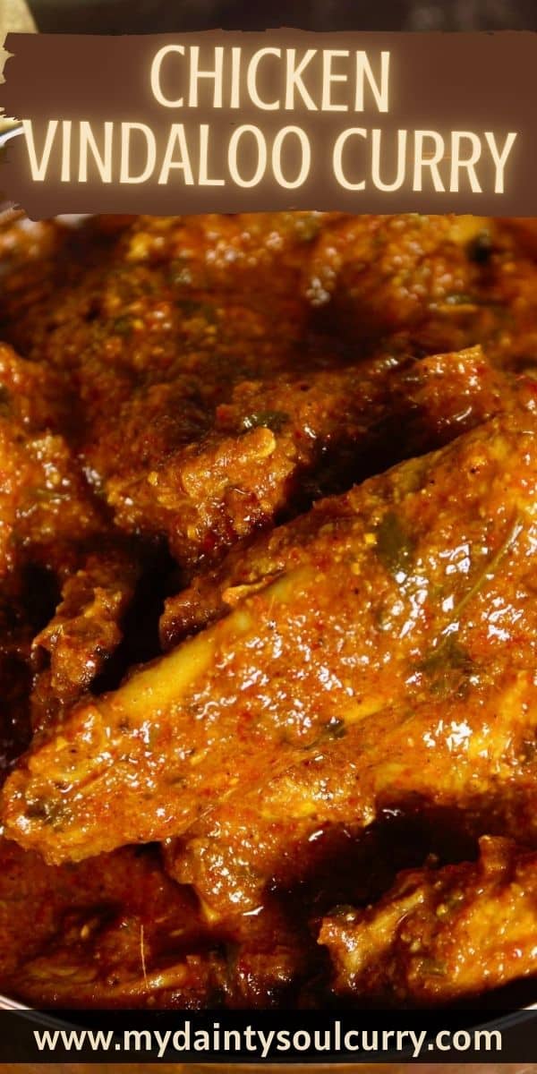 Chicken Vindaloo Curry - My Dainty Soul Curry