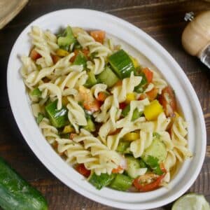 Featured Img of Vegetable Pasta Salad