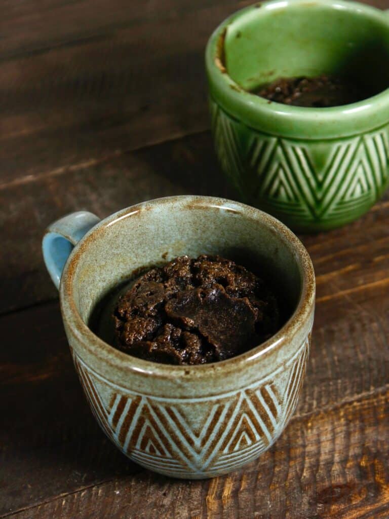 sweet Oreo cake in a cup ready to enjoy 