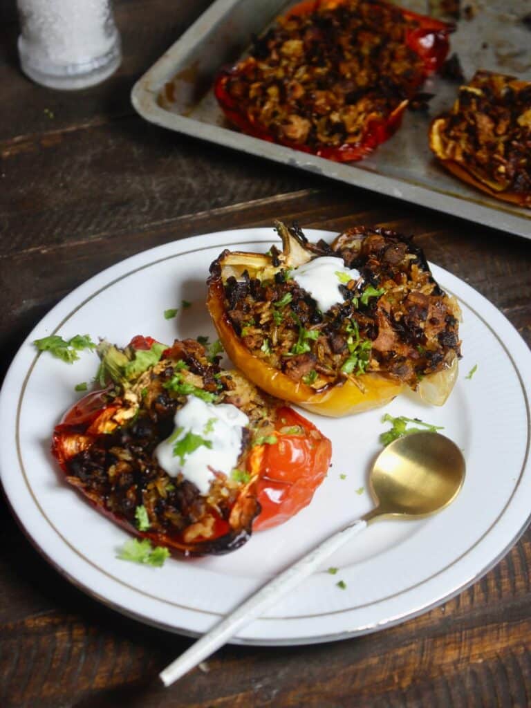 Super delicious stuffed bell peppers