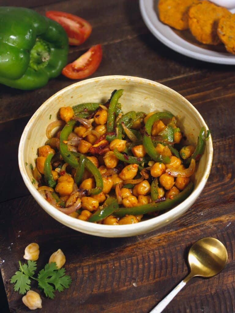 super delicious turkish chickpea salad