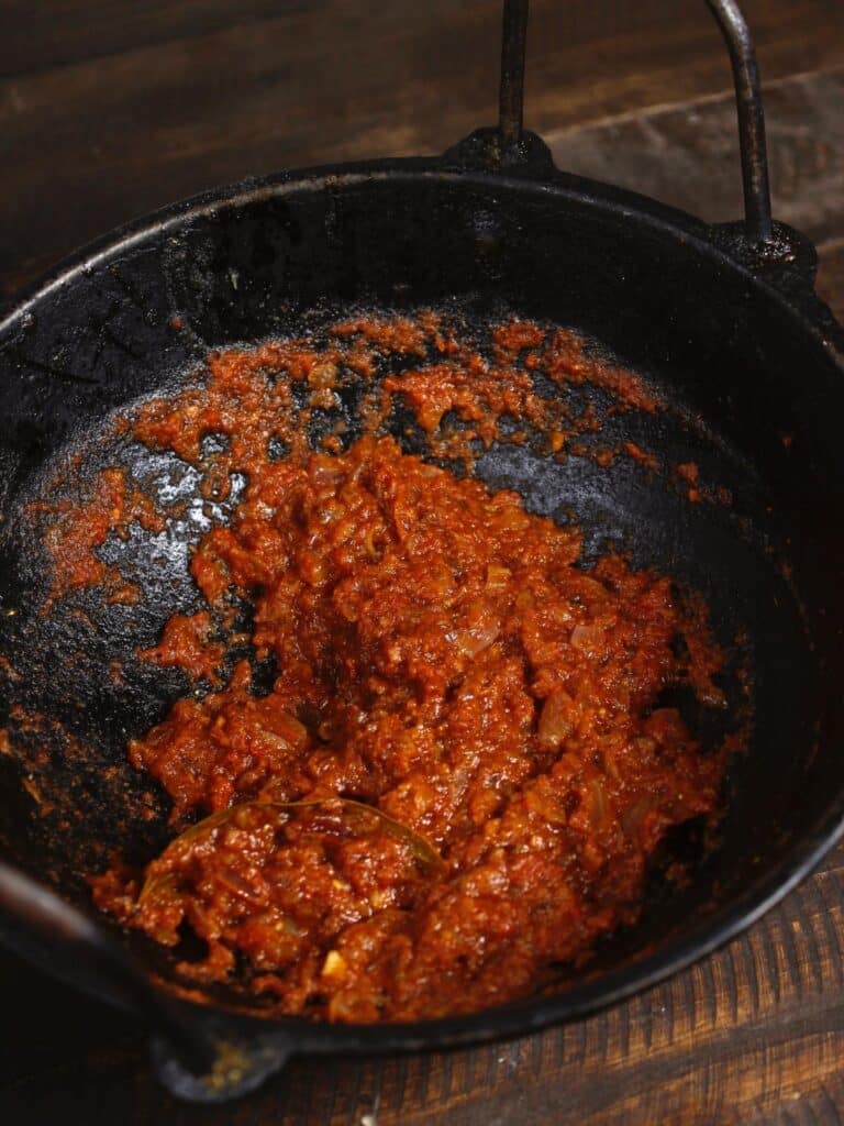 cook properly and blend it into a fine paste 