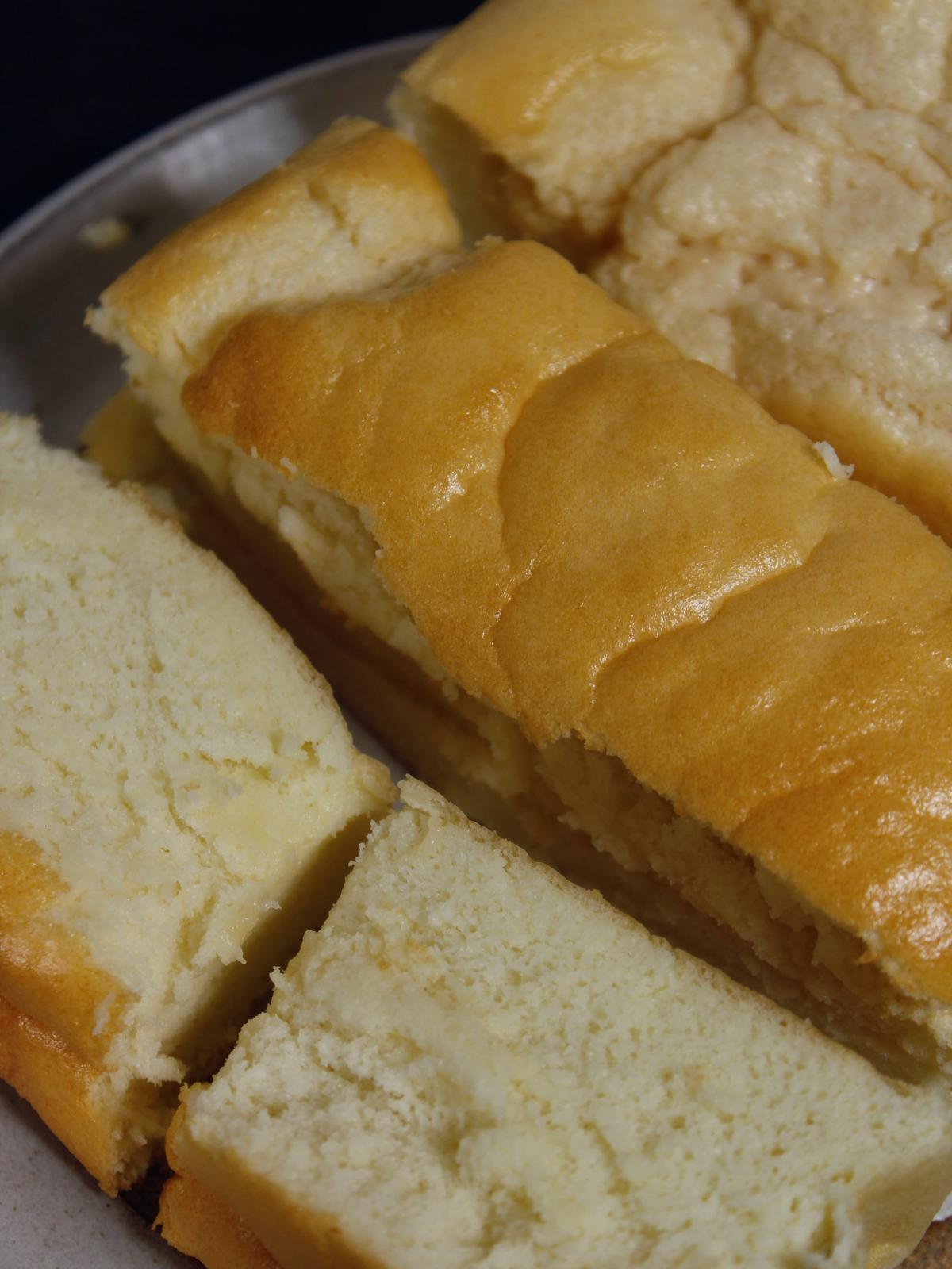 slices of viral chiffon cake