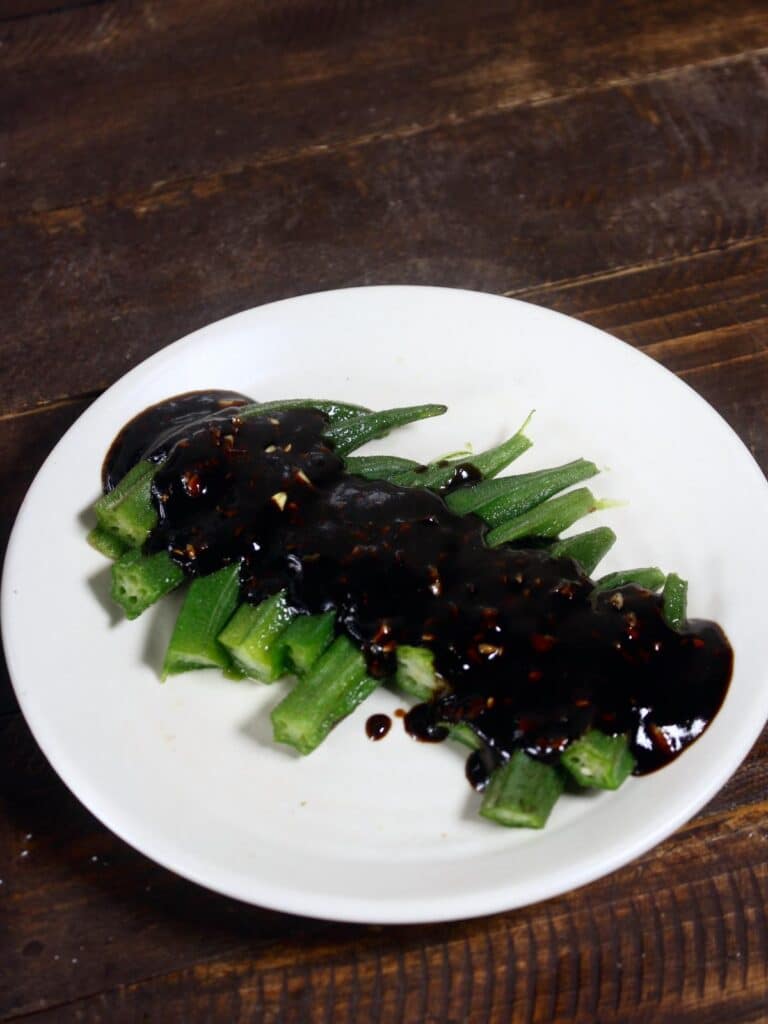 delicious asian style okra