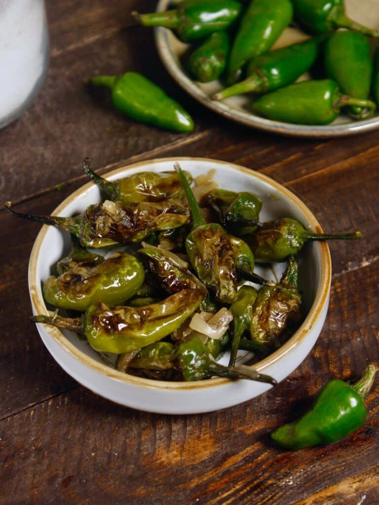 yummy and tasty green chili with bamboo shoot ready to enjoy 