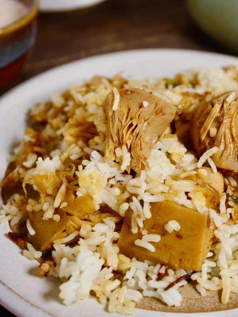 tasty jackfruit biryani